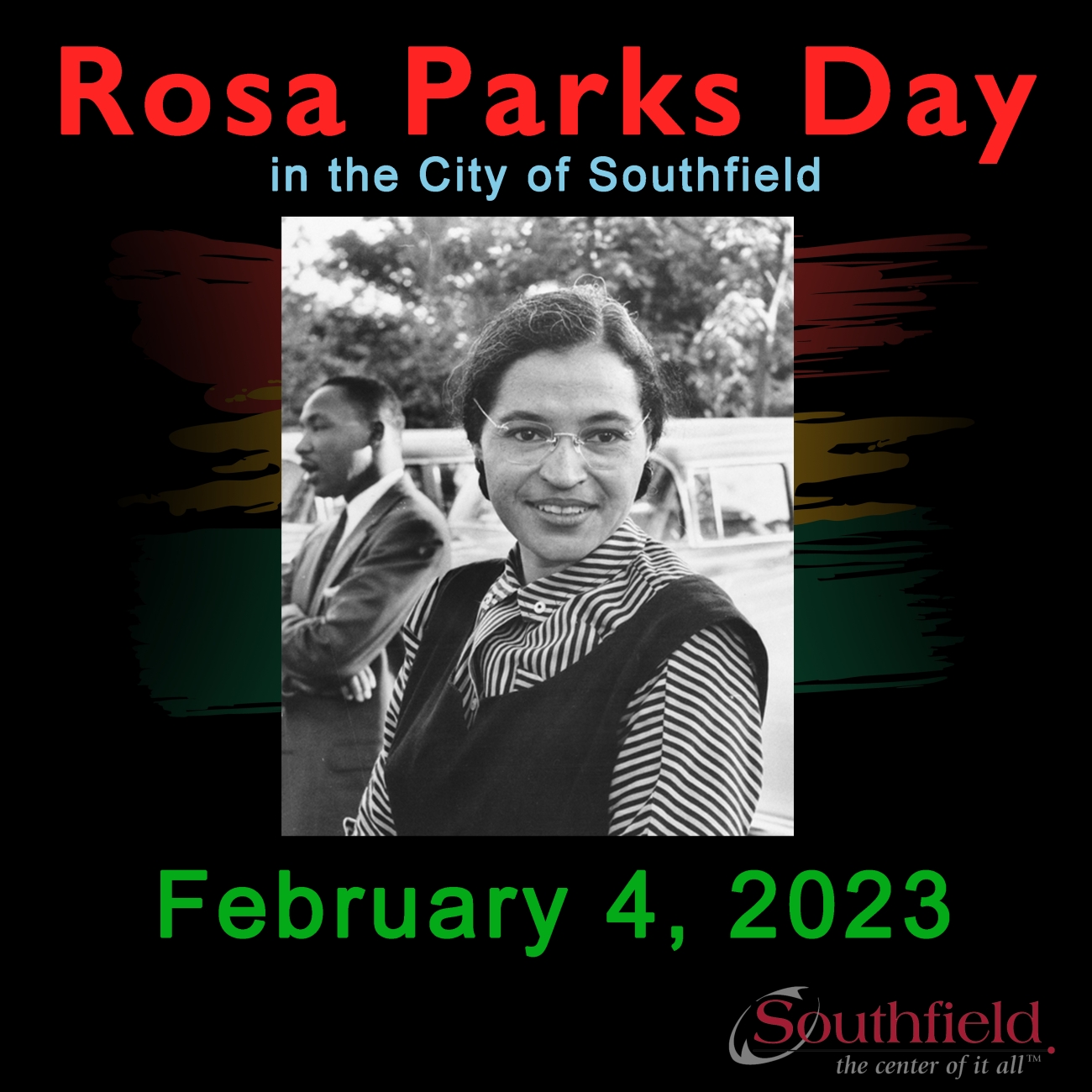 "Rosa Parks Day" in the City of Southfield declared on Februrary 4